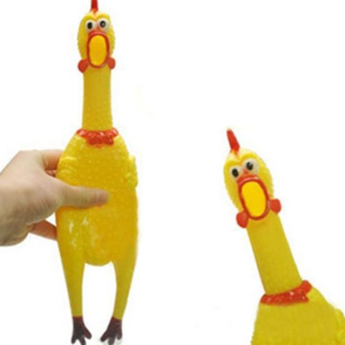 Игрушка цыпленок из резины